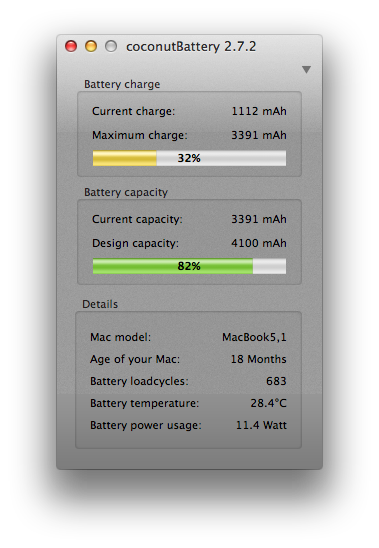 Coconut Battery App For Mac